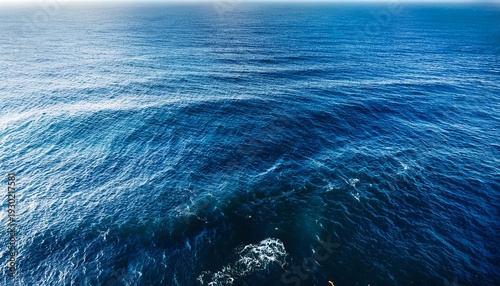 Blue Sea Surface From Above