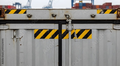 Refrigerated Shipping Container with Condensation Detail – Cold Chain Logistics and Global Supply Transport Concept in 4K