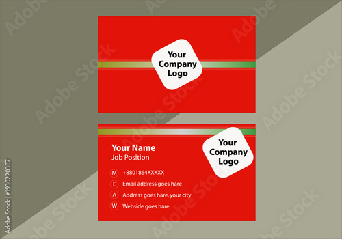 100% Editable Professional Creative Business Card Template, try this