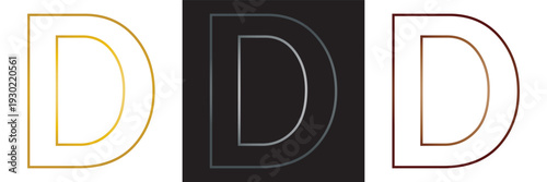 Vector Alphabet Letters  Variations. Set of capital letters in multiple styles including outline, solid, colored and metallic vector designs.EPS10/AI.