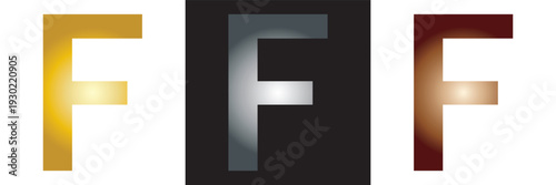 Vector Alphabet Letters  Variations. Set of capital letters in multiple styles including outline, solid, colored and metallic vector designs.EPS10/AI.