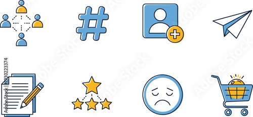 Blue line vector icon set of human internal organs featuring brain, heart, lungs, stomach, kidneys, liver, bone, and medical anatomy.