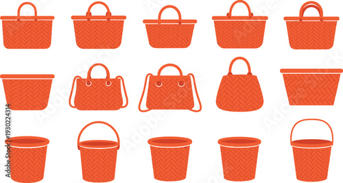 Women's Quilted Oversized Cardigan Fashion Technical Flat Sketch, V-Neck Button-Up Knitwear Illustration, Front and Back View Outerwear Design Vector Template