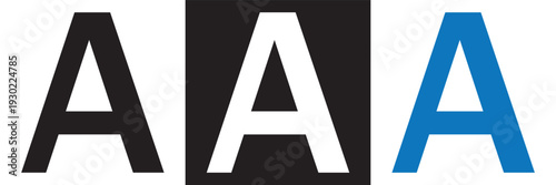 Vector Alphabet Letters  Variations. Set of capital letters in multiple styles including outline, solid, colored and metallic vector designs.EPS10/AI.