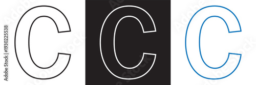 Vector Alphabet Letters  Variations. Set of capital letters in multiple styles including outline, solid, colored and metallic vector designs.EPS10/AI.