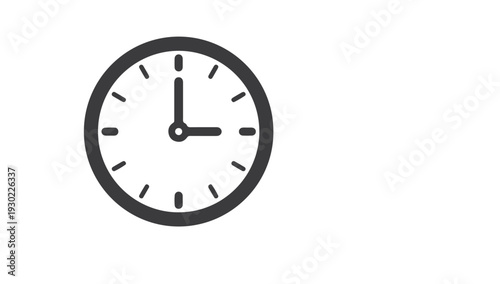 Clock icon . Time icon vector. watch icon symbol