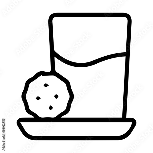 Milk and Cookie Snack