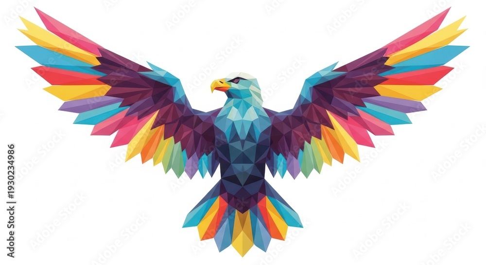 Fototapeta premium Geometric Eagle