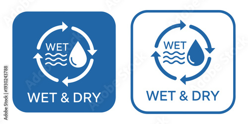 Wet and dry vacuum cleaner signs