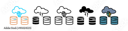 Big Data multyple icon