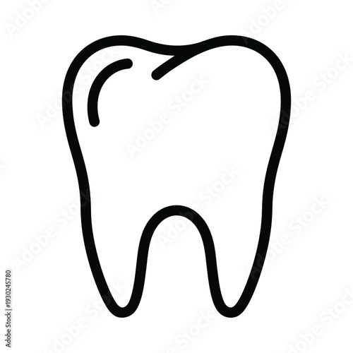 Tooth Icon Dental Health Vector