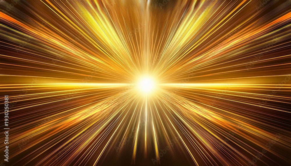 Fototapeta premium A Glowing Gold Aura Background With Soft Light Radiating From The Center