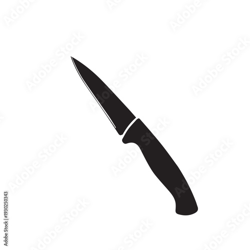 butcher knife Silhouette Vector