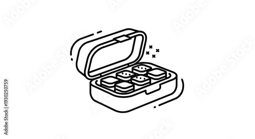 Reusable Ice Cubes in Container, Whiskey Stones, Beverage Chiller, Drink Cooler