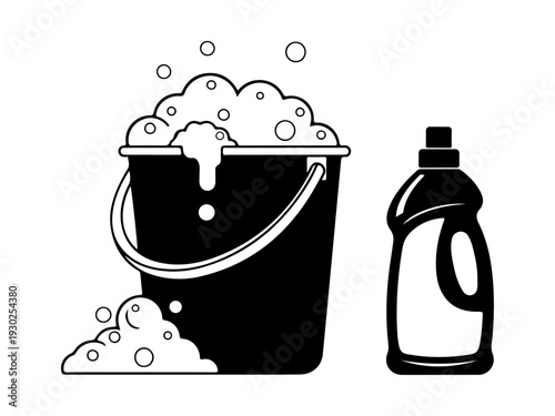 vector illustration of a bottle of beer