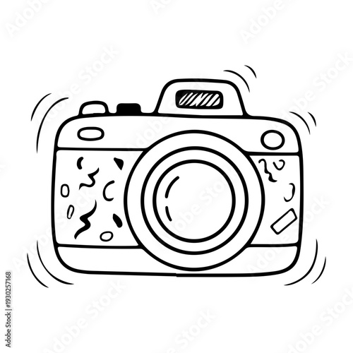 Doodle Camera Icon