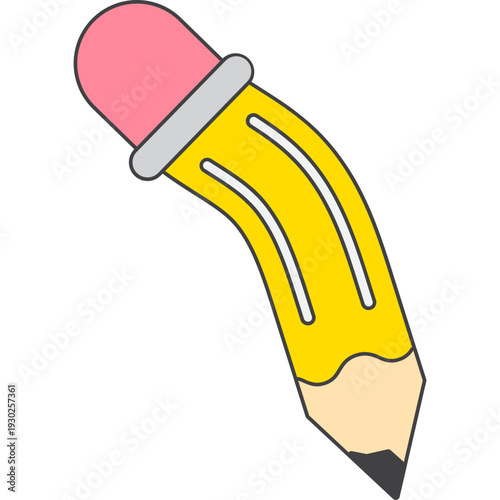 Cartoon Pencil Icon