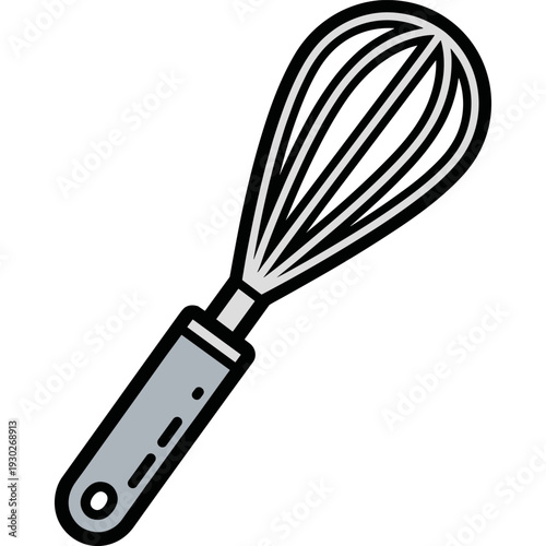 Illustration of a Whisk Kitchen Tool.