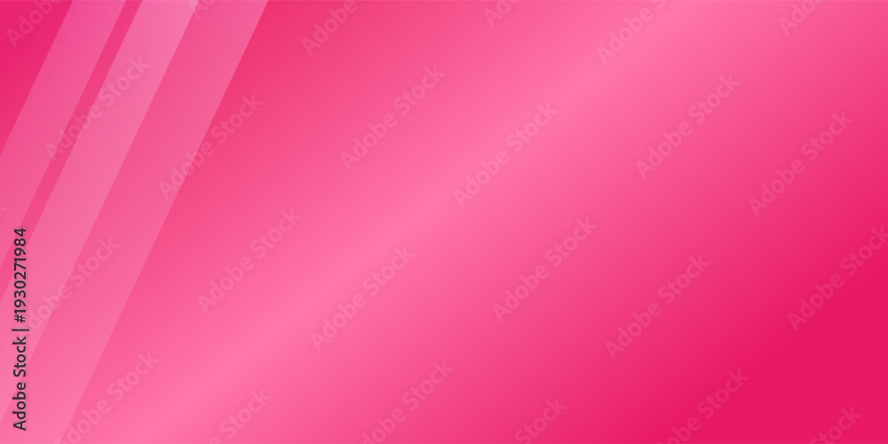 Fototapeta premium Minimalist abstract background featuring sharp pink diagonal lines and a smooth vibrant gradient.