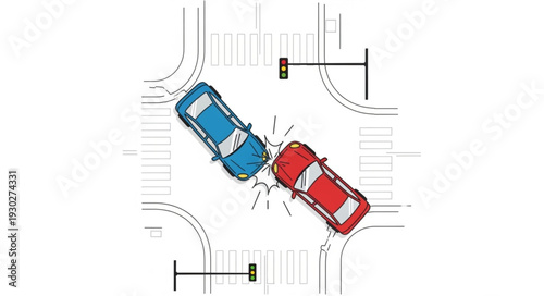 Car Accident Collision Crash Impact Damage.