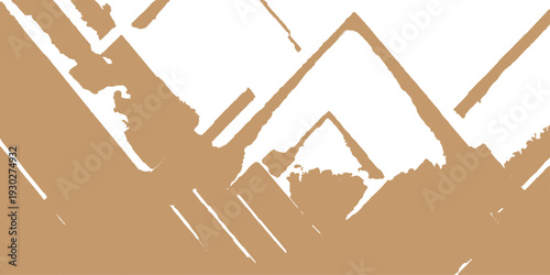 Vintage brown paper texture background featuring an abstract world map design and a grunge vector illustration of a silhouetted tree icon with an antique wood art pattern