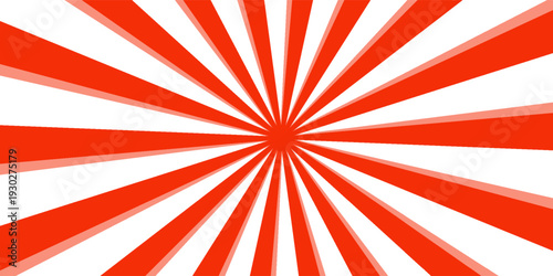 Ray sun light. Sunburst background. Radial circle line. Pattern starburst. Comic beam lines. Sun effect rays. Abstract firework. Concentration stripe. Cartoons lightning style. Vector illustration