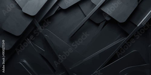 A stylish close-up of a businessman wearing a black leather jacket with a matching belt, featuring refined fabric details like a sharp collar, polished buttons, and a formal shirt