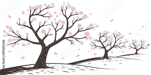 vector tree with hearts