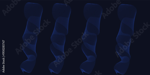 Futuristic abstract background. Glowing flowing wave lines design. Modern shiny blue moving lines element. Future technology concept.