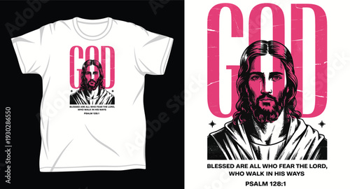 Jesus Graphic vector art t-shirt design print