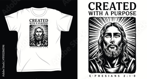 Jesus Graphic vector art t-shirt design print