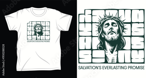 Jesus Graphic vector art t-shirt design print