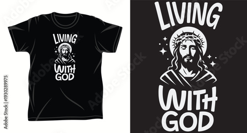 Jesus Graphic vector art t-shirt design print