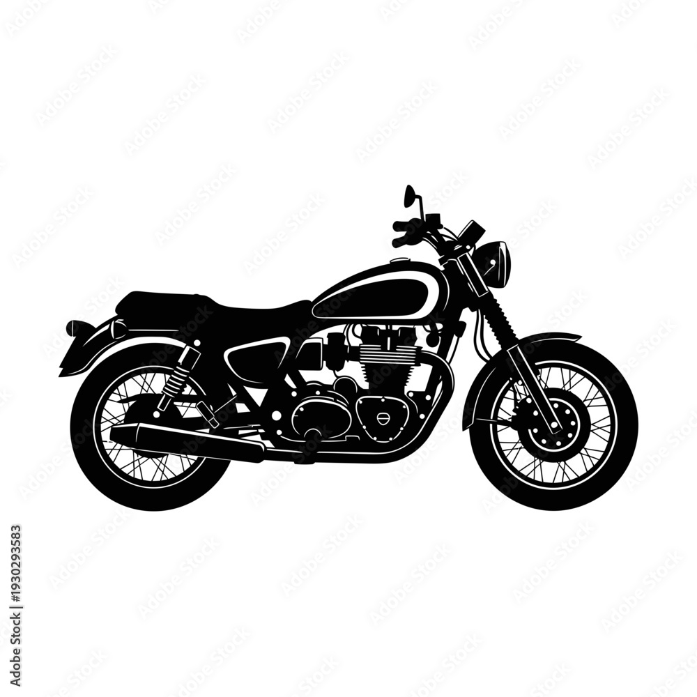 Obraz premium motorcycle vector illustration