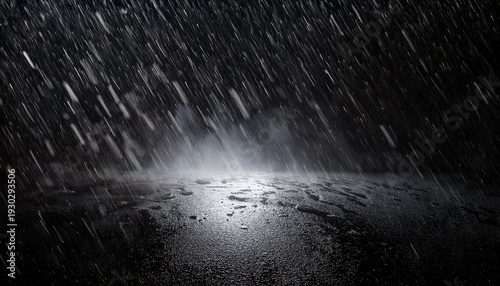 Rain Stock Image And Black Back Ground