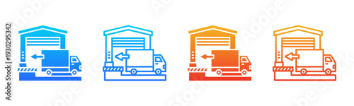 Loading Dock icon sheet multiple style collection