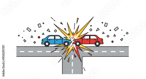 Car Crash Collision Accident Impact.