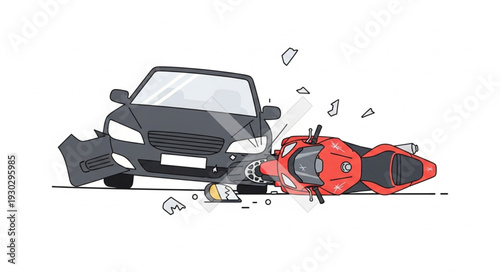 Car Crash Accident Collision Damage.