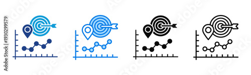 Performance Tracking icon sheet multiple style collection