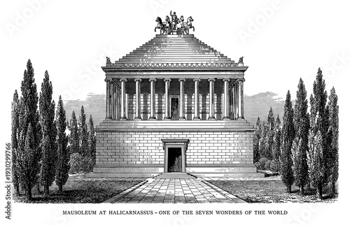 Mausoleum at Halicarnassus: Seven Wonders of the Ancient World