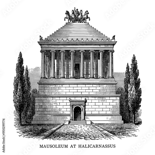 Mausoleum at Halicarnassus: Seven Wonders of the Ancient World