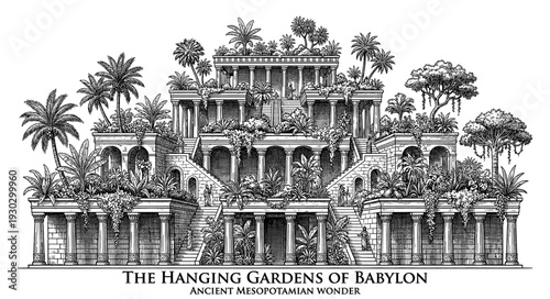 Hanging Gardens of Babylon: Seven Wonders of the Ancient World