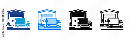 Loading Dock icon sheet multiple style collection