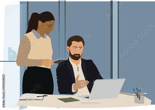 Business Meeting illstration