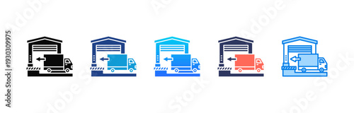 Loading Dock icon sheet multiple style collection