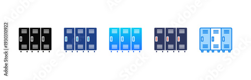 Locker Room icon sheet multiple style collection