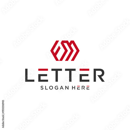 Creative, modern, elegant, trendy, unique, and artistic green, grey, and white FM initial letter icon logo. FM letter icon logo design template. Creative MF initial symbol.