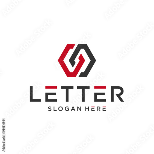 A simple, elegant, special, red, gray, and white initial CC icon logo design template that is creative, modern, elegant, trendy, unique, and artistic. Creative initial C C symbol.