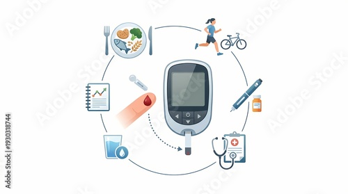 Comprehensive Diabetes Management A Holistic Approach to Blood Sugar Control, Monitoring, and a Healthy Lifestyle Journey