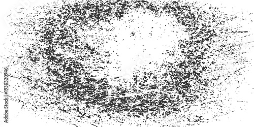 Abstract Black Circle Texture 